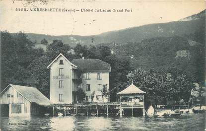 CPA FRANCE 73 "Aiguebelette, l'hôtel du Lac au grand Port"