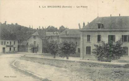 CPA FRANCE 73 "La Bridoire, la place"