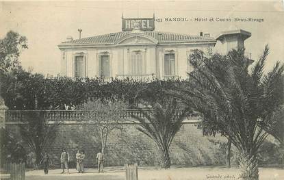 CPA FRANCE 83 "Bandol, Hôtel et Casino Beau Rivage"