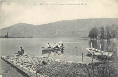 CPA FRANCE 73 "Lépin, le lac d'Aiguebelette et montagne de l'Epine"