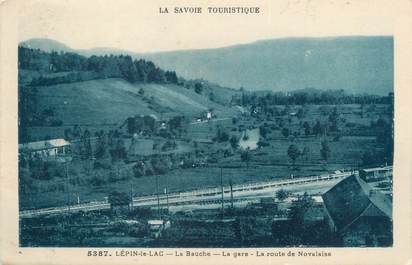 CPA FRANCE 73 "Lépin le lac, la Bauche, la gare"