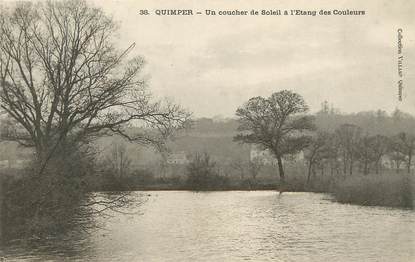 / CPA FRANCE 29 "Quimper, un coucher de soleil"