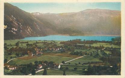 CPA FRANCE 73 "Nances, vue générale, le lac d'Aiguebelette"