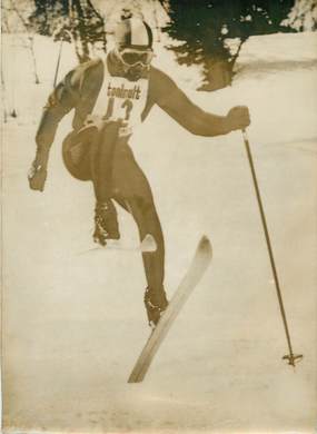 PHOTO ORIGINALE / PHOTO DE PRESSE / SPORT "Ski, descente masculine de l'Arlberg Kandahar"