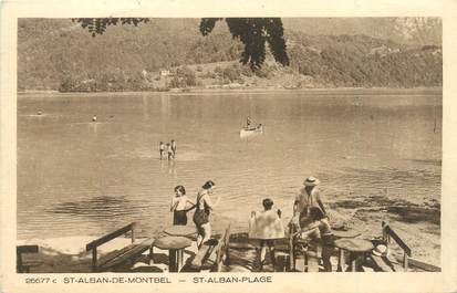 CPA FRANCE 73 "Saint Alban de Montbel, Saint Alban plage"