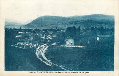 CPA FRANCE 73 "Saint Béron, vue générale de la gare"