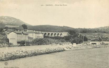 CPA FRANCE 83 "Bandol, Hôtel des Bains"