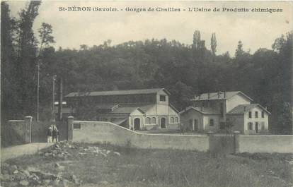 CPA FRANCE 73 "Saint Béron, l'usine de produits chimiques"