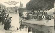 29 Finistere / CPA FRANCE 29 "Quimper, Départ du bateau Automobile Terfel" / FOLKLORE