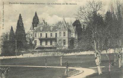 CPA FRANCE 73 "Saint Béron, le château"