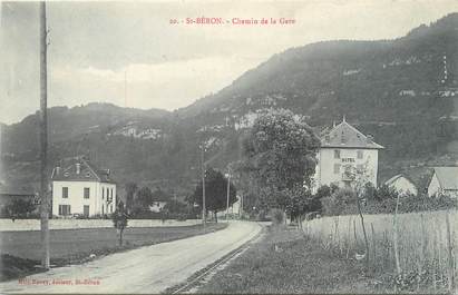 CPA FRANCE 73 "Saint Béron, chemin de la gare"