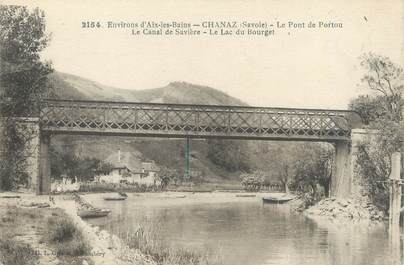 CPA FRANCE 73 "Chanaz, le pont du Portou, la canal de Savière"