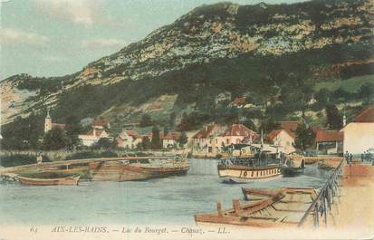 CPA FRANCE 73 "Chanaz, lac du Bourget, Aix Les Bains"