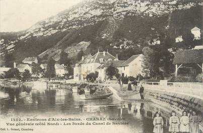 CPA FRANCE 73 "Chanaz, vue générale, les bords du canal de Savière"