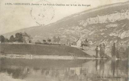 CPA FRANCE 73 "Chindrieux, le port de Chatillon sur le lac du Bourget"