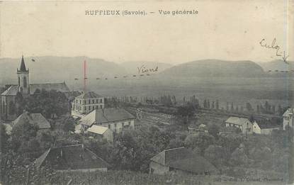 CPA FRANCE 73 "Ruffieux, vue générale "