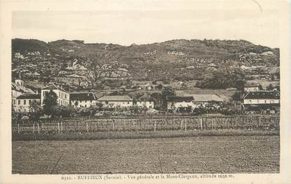 CPA FRANCE 73 "Ruffieux, vue générale et le Mont Clergeon"