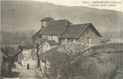 CPA FRANCE 73 "Serrières, l'église"