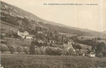 CPA FRANCE 73 "Serrières en Chautagne, vue générale "