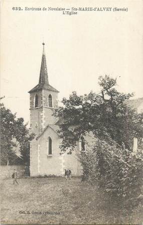 CPA FRANCE 73 "Saint Marie d'Alvey, l'église"