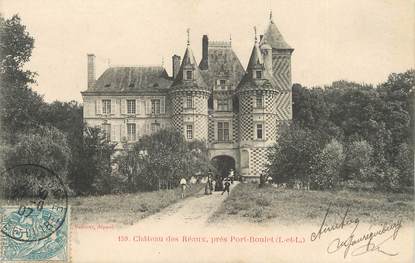 / CPA FRANCE 37 "Château des Réaux près Port Boulet"