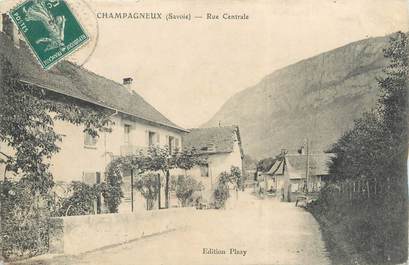 CPA FRANCE 73 "Champagneux, rue centrale"