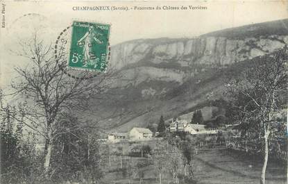 CPA FRANCE 73 "Champagneux, panorama du château des Verrières"