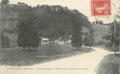 CPA FRANCE 73 "Novalaise, joli coin sur la route du Lac"