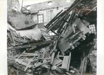 PHOTO ORIGINALE / PHOTO DE PRESSE / FRANCE 33 "Branne, effondrement suite à tempête et inondation"