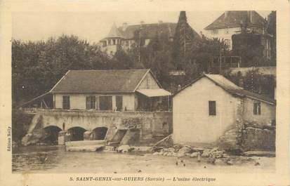 CPA FRANCE 73 "Saint Genix sur Guiers, l'usine électrique"