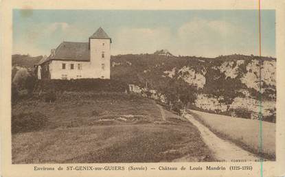 CPA FRANCE 73 "Saint Genix sur Guiers, château de Louis Mandrin"