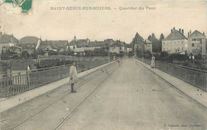 CPA FRANCE 73 "Saint Genix sur Guiers, quartier du pont"