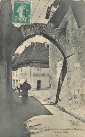 CPA FRANCE 73 "Saint Genix sur Guiers, vieille porte"