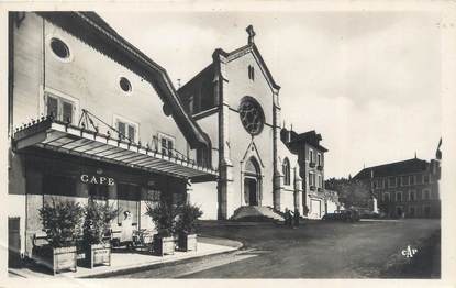 CPSM FRANCE 73 "Saint Genix sur Guiers, place de l'église"