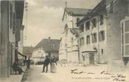 73 Savoie CPA FRANCE 73 "Saint Genix d'Aoste, place de l'église"