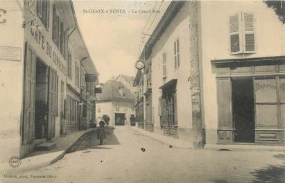 CPA FRANCE 73 "Saint Genix d'Aoste, la grand'rue "