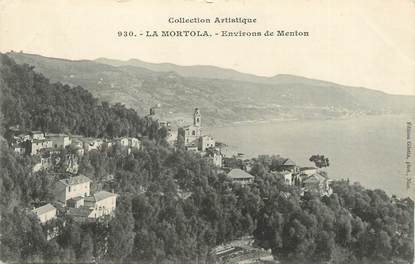 / CPA FRANCE 06 "La Mortola, environs de Menton"