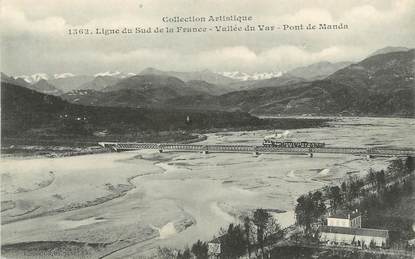 / CPA FRANCE 06 "Pont de Manda, vallée du var"