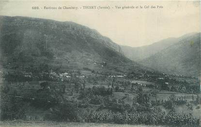 CPA FRANCE 73 "Thoiry, Vue générale et le Col des Prés "