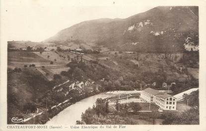 CPA FRANCE 73 "Châteaufort Motz, usine électrique du val de Fier"