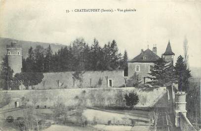 CPA FRANCE 73 "Chateaufort, vue générale"