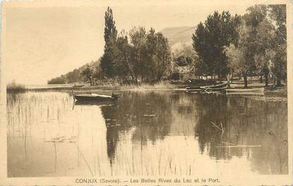 CPA FRANCE 73 "Conjux, les belles rives du lac et le port"