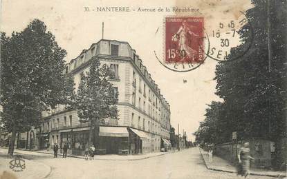 CPA FRANCE 92 "Nanterre, avenue de la République"