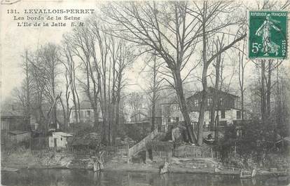 CPA FRANCE 92 "Levallois Perret, ile de la Jatte"