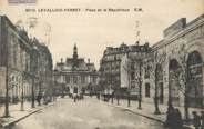 92 Haut De Seine CPA FRANCE 92 "Levallois Perret, place de la République"