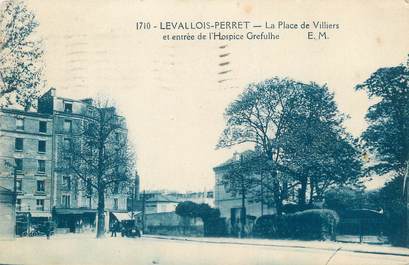 CPA FRANCE 92 "Levallois Perret, la place de Villiers et entrée de l'Hospice Grefulhe"