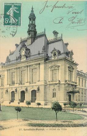 CPA FRANCE 92 "Levallois Perret, hôtel de ville"