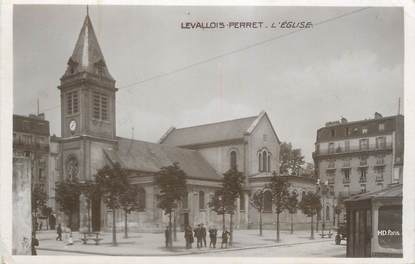 CPA FRANCE 92 "Levallois Perret, l'église"