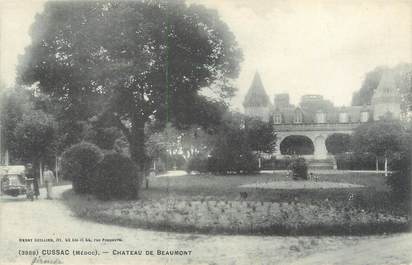 CPA FRANCE 33 "Cussac, château de Beaumont"