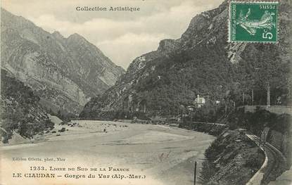 / CPA FRANCE 06 "Le Ciaudan, gorges du Var"